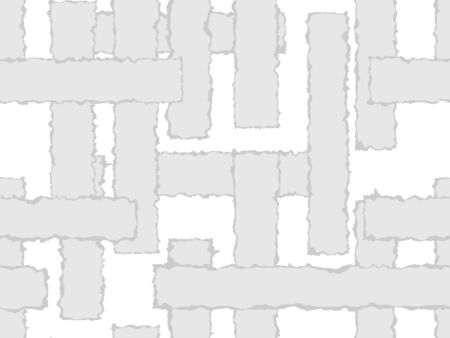 Vector gray torn paper abstract seamless backgroundのイラスト素材