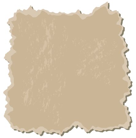 Vector cardboard sheet is isolated on a white backgroundのイラスト素材