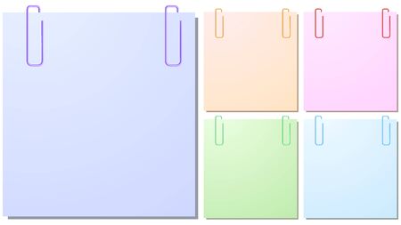 Vector stickers collection are isolated on a white backgroundのイラスト素材