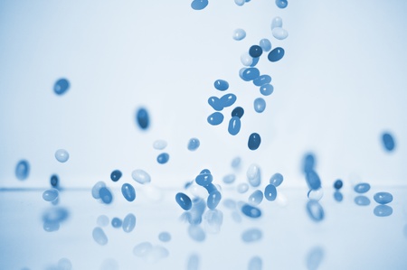 Beating capsulesの写真素材