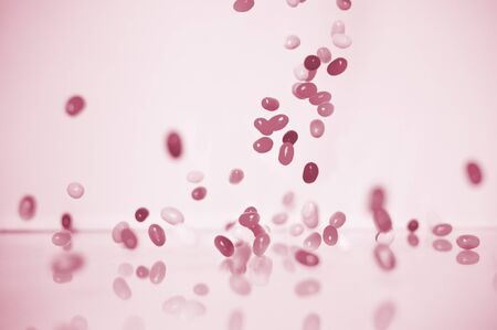 Beating capsulesの写真素材