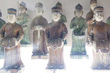Chinese ancient characters statueのeditorial素材