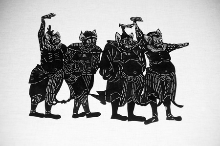 Chinese Shadow Artの写真素材