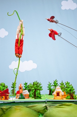 Chengdu, China, May 27, 2012: 21th International Puppet Festival opened in Chengdu, exhibiting more than 100 pieces of Puppet Theatre in 45 countries around the world, first held in China, Chengdu, May 2012.のeditorial素材