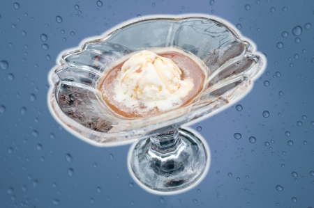A cup of ice cream 