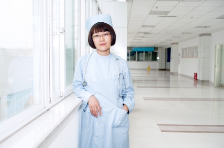 Nurses work in hospitalsの写真素材