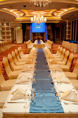 Banquet hall, restaurantのeditorial素材