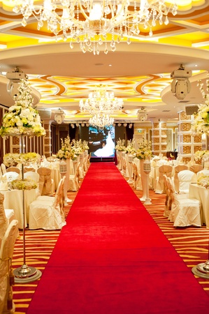 Ballroom wedding sceneのeditorial素材