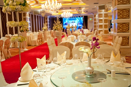Ballroom wedding sceneのeditorial素材
