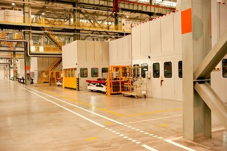 Automotive sheet metal processing plantのeditorial素材