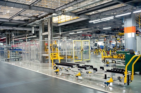 Automobile manufacture factoryのeditorial素材