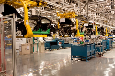 Automobile manufacture factoryのeditorial素材