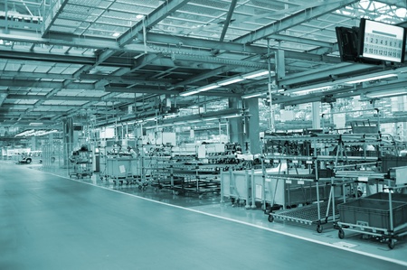 Automobile manufacture factoryのeditorial素材