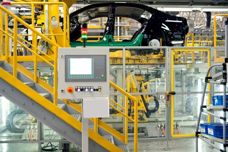 Automobile manufacture factoryのeditorial素材