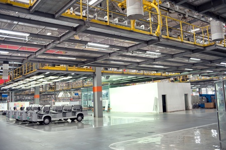 Automobile manufacture factoryのeditorial素材