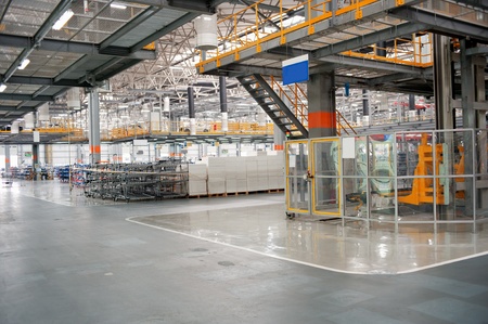 Automobile manufacture factoryのeditorial素材