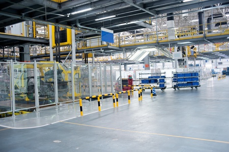 Automobile manufacture factoryのeditorial素材