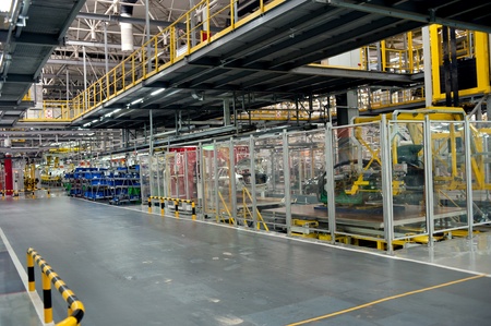 Automobile manufacture factoryのeditorial素材