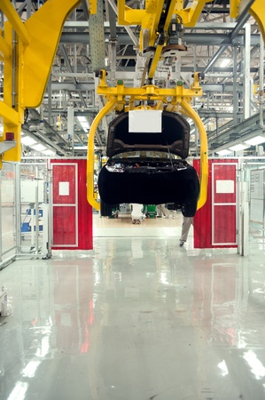Automobile manufacture factoryのeditorial素材