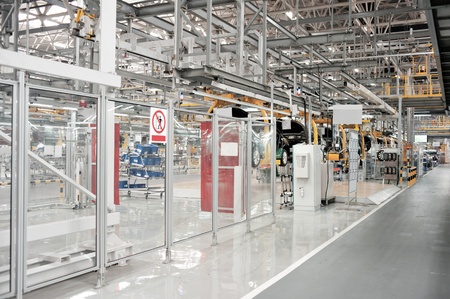 Automobile manufacture factoryのeditorial素材