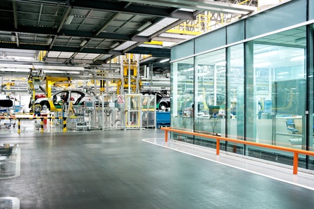 Automobile manufacture factoryのeditorial素材