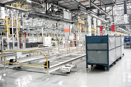 Automobile manufacture factoryのeditorial素材