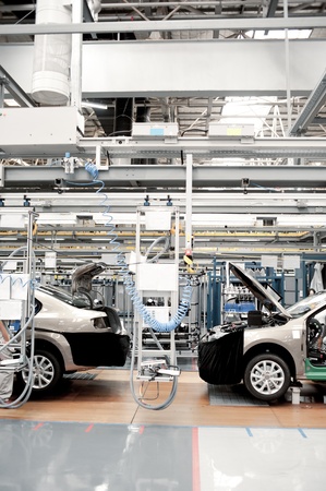 Automobile manufacture factoryのeditorial素材
