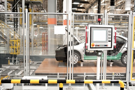 Automobile manufacture factoryのeditorial素材
