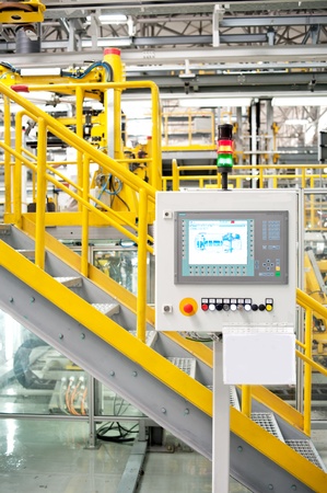 Automobile manufacturing factoryのeditorial素材