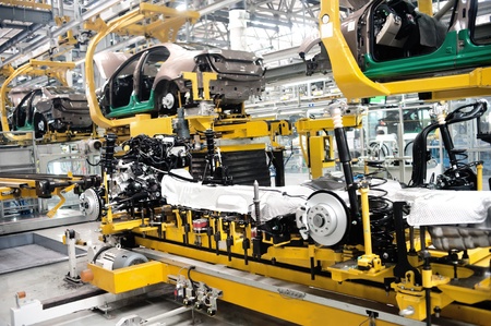 Automobile manufacturing factoryのeditorial素材