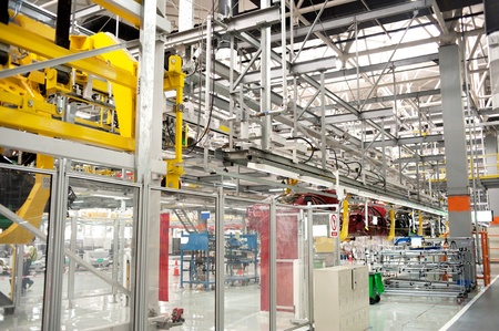 Automobile manufacturing factoryのeditorial素材