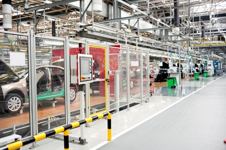 Automobile manufacturing factoryのeditorial素材