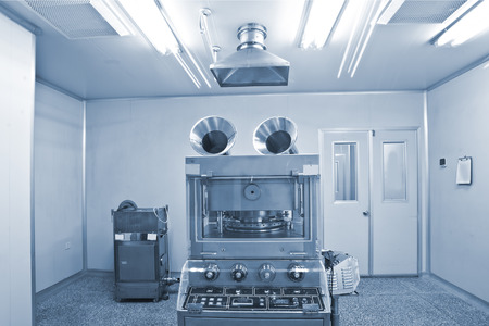 Pharmaceutical companies, pharmaceutical production lineのeditorial素材