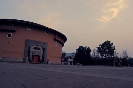 Chengdu Ancient Town Nightのeditorial素材