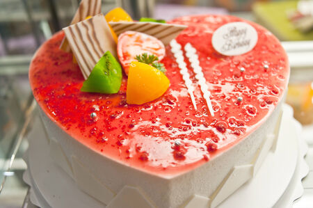 Birthday cakes, pastries designの写真素材
