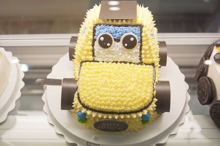 Birthday cakes, pastries designの写真素材