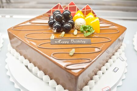 Birthday cakes, pastries designの写真素材