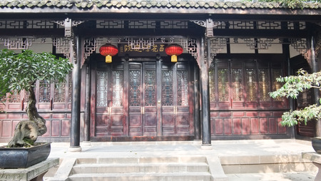 Traditional Chinese ancient architectureのeditorial素材