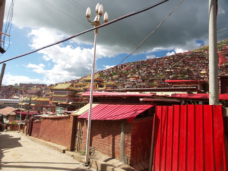 Scenery of Seda, Sichuanの写真素材