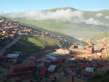 Scenery of Seda, Sichuanの写真素材