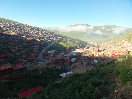 Scenery of Seda, Sichuanの写真素材
