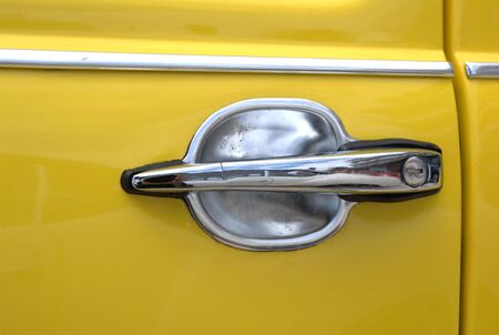 Car door handleの写真素材