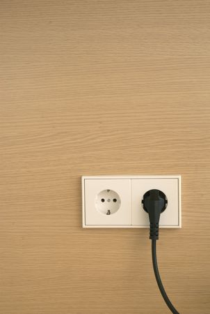 Wall outletの写真素材