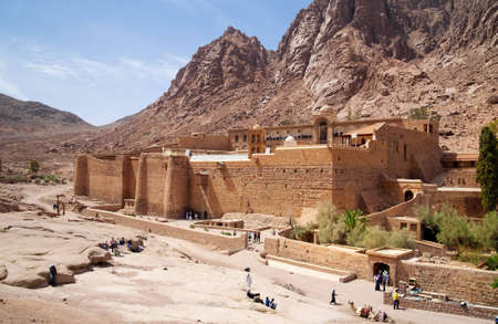 Saint Catherine's Monastery on the Sinai Peninsula, Egyptの写真素材