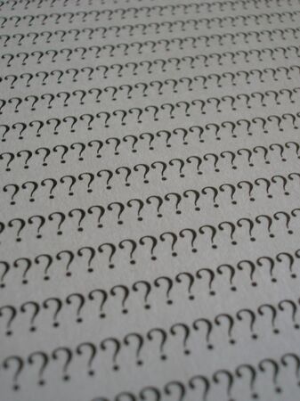 Rows of question marks.の写真素材