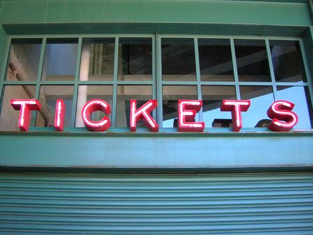 Tickets window booth.         の写真素材