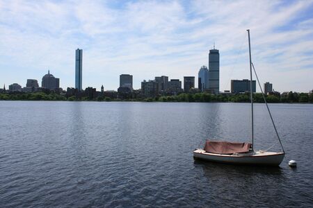 Charles River, Boston.の写真素材