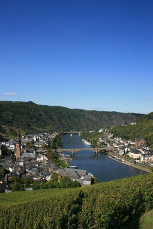 Overlooking Cochem Germany and the Moselle River.