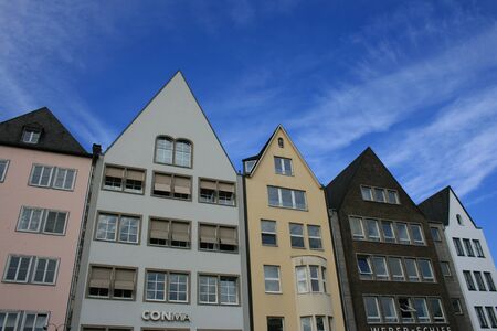 A view of traditional German architecture.の写真素材
