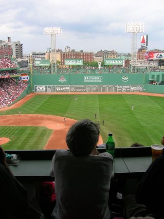 Boston, Massachusetts, USA - September 4th, 2009 - A Red Sox game at Fenway Park.のeditorial素材